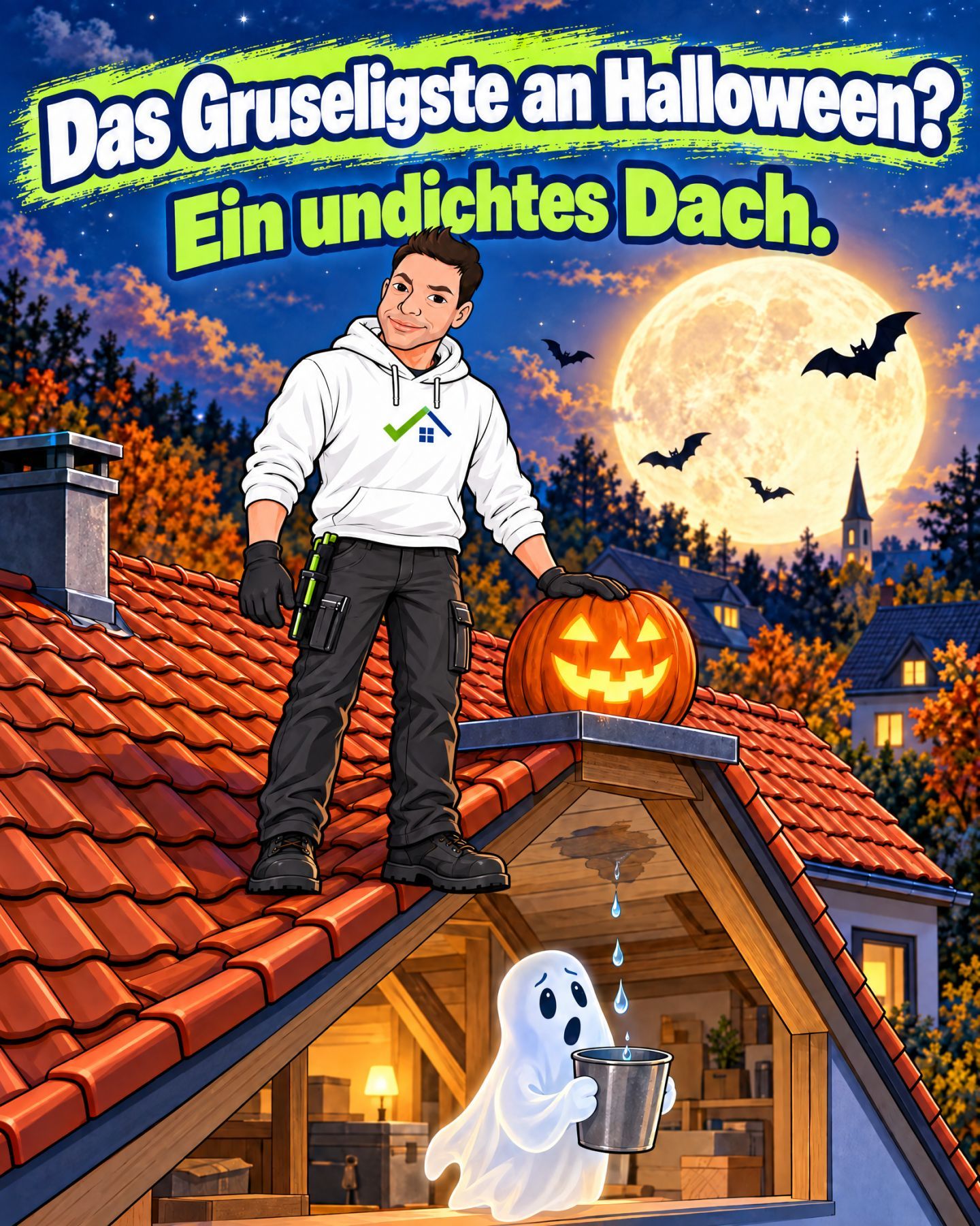 Das Gruseligste im Herbst? Ein undichtes Dach – so beugen Sie vor